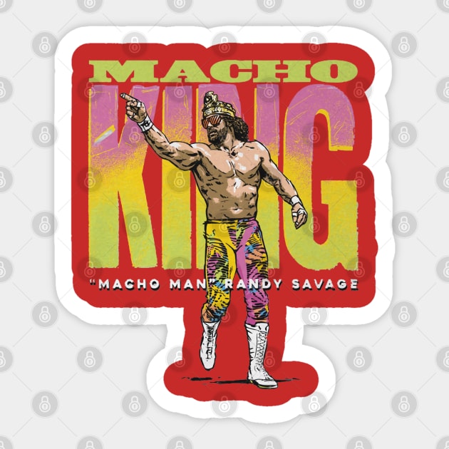 Macho Man Macho King Sticker by MunMun_Design